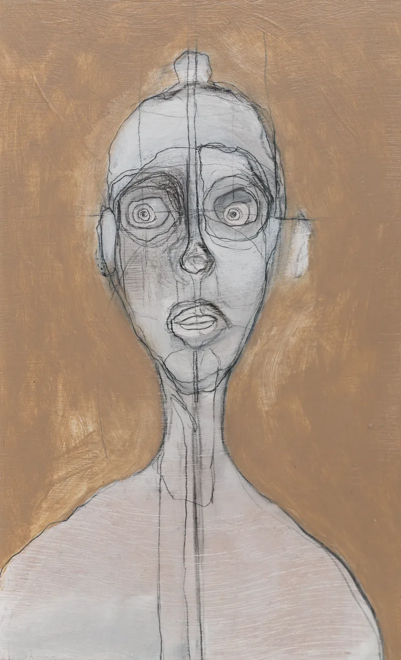 Expressionist Portrait - Tan