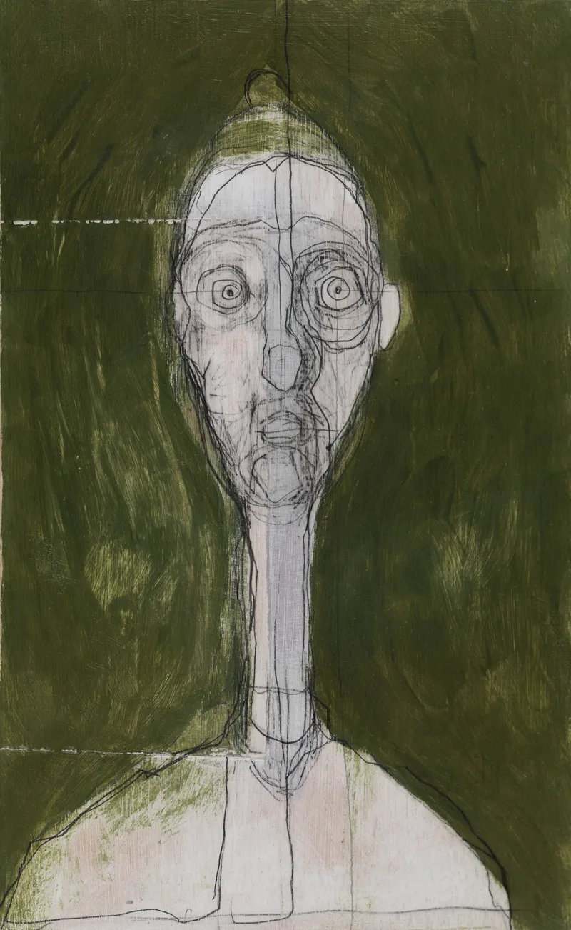 Expressionist Portrait - Green