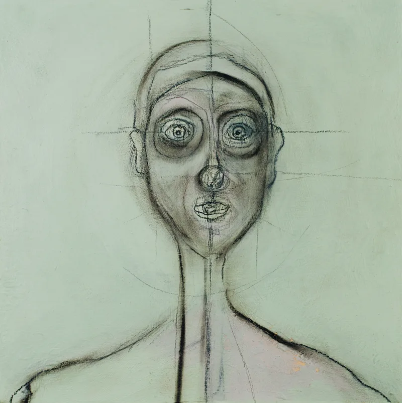 Expressionist Portrait (8x8) I